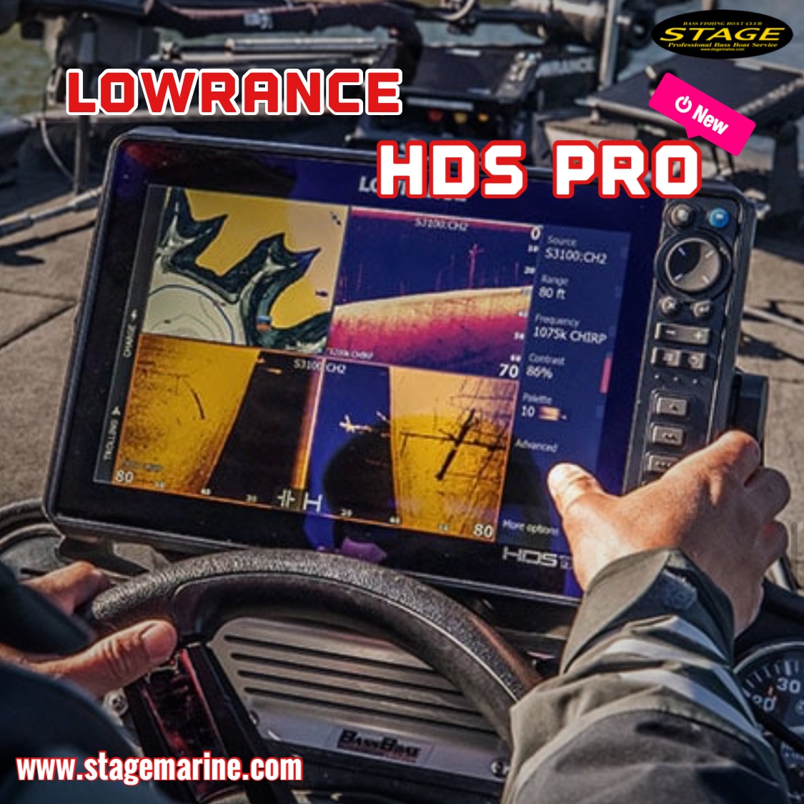 ニューフラッグシップモデル Lowrance HDS PRO